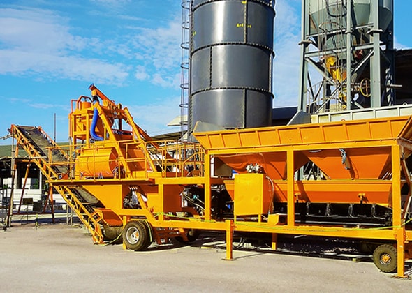 Portable Concrete Batching Plant