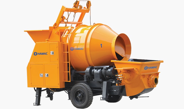 Trailer Concrete Mixer Pump